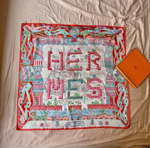 Sciarpa hermes super silk - sciarpa,