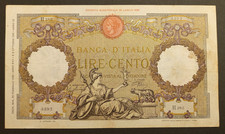 100 LIRE 20/02/1939 BB CAPRANESI AQUILA ROMANA FASCIO REGNO VITTORIO EMANUELE 3