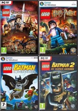 LOT OF 4 LEGO PC VIDEO GAMES