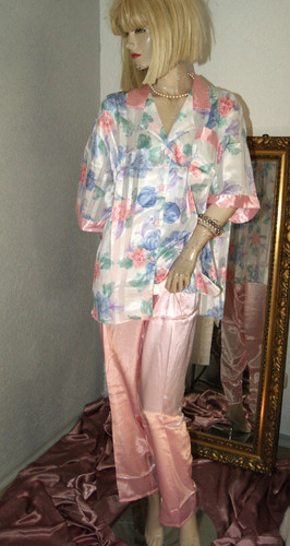 Pigiama raso - pigiama, rosa