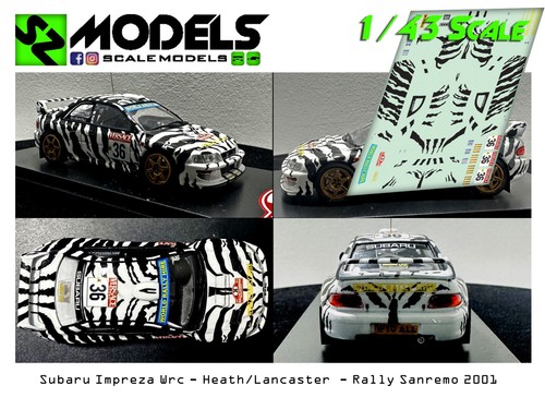 Rally decal set - rally, subaru