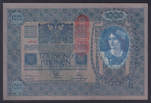 Banconota austria 1000 - austria,
