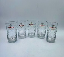 Lotto di 5 bicchieri Stock