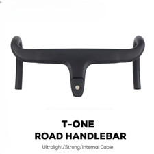 Manubrio bici strada percorso interno carbonio 380-440 mm Di2 abitacolo integrato