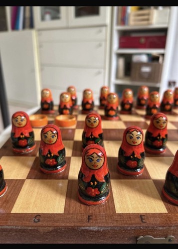 Dama russa matrioska legno - matrioska, in