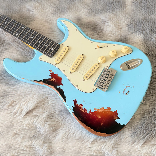 Custom relic electric guitar - electric,