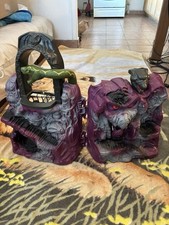 Vintage MOTU 1984 Snake Mountain Play set quasi completo senza catene ponte non testato