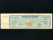 Italia:P-86b,5000 Lire,1949 *ITALIA * RARA * 