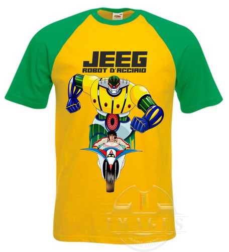 Shirt jeeg robot acciaio - jeeg, d'acciaio