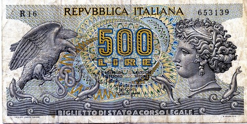 Europe italy 500 lire 1966 - 500,