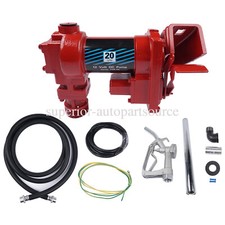 20GPM 12V Red Fuel Transfer