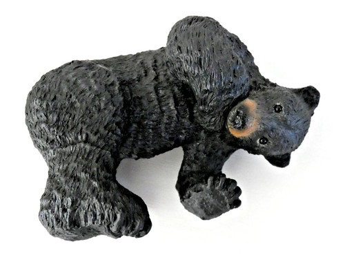 Resin ornament black bear - ornament,