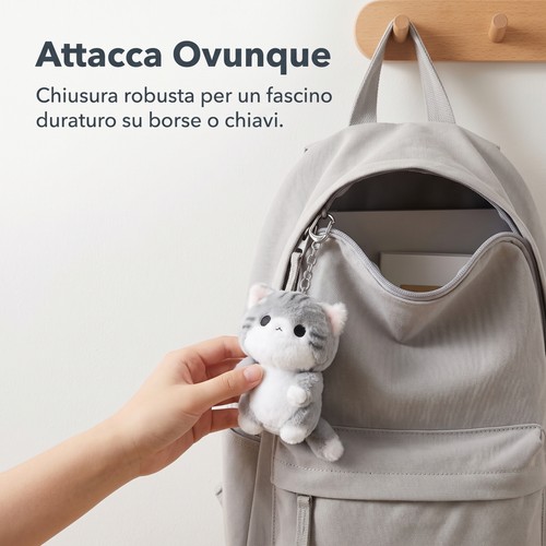 Gatto peluche portachiavi per - peluche,