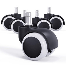 5 Pezzi Ruote Sedia Ufficio