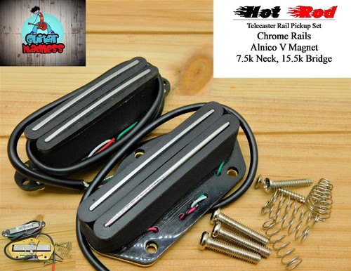 Hot rod alnico rails - alnico,