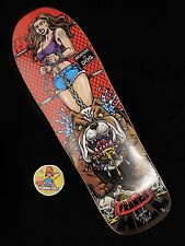 DOPPIO FIRMATO Frankie Hill Skateboard Deck Artista Serie Bulldog Forma Autografo