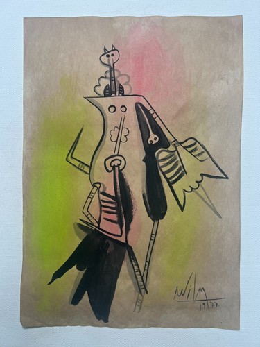 Disegno wifredo lam carta - disegno,