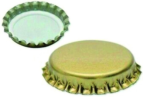 Tappi corona oro 31 mm - oro,