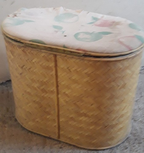 Antico cesto baule vimini - baule, in