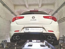 Scarico Sportivo doppio 100/90mm per Alfa Romeo Giulietta 1.4 1.6 con Diffusore