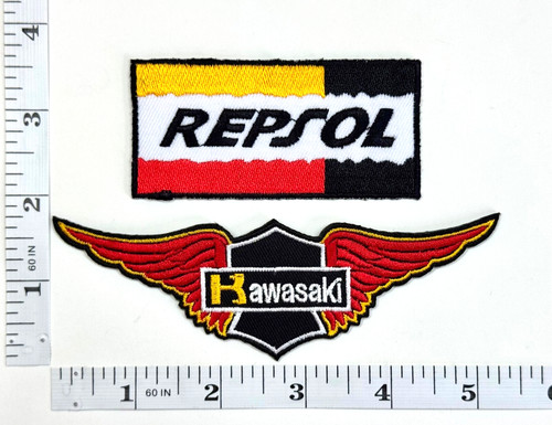Set patch ricamate - -, moto