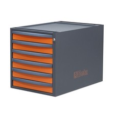 Cassettiera 6 tiretti per banchi Beta C58CSH/O 6C arancio 367x588xh457mm