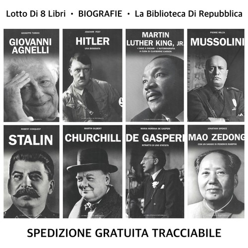 Lotto libri biografie - libri, •