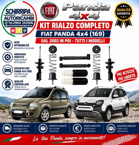 Kit ammortizzatori rialzati - kit,