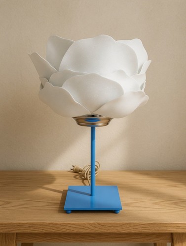 Lampada fiore artigianale - fiore,