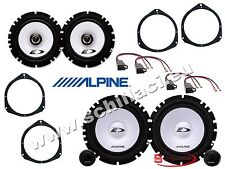 Kit 6 casse per FIAT 500L 500X cinquecento Alpine con adattatori e supporti