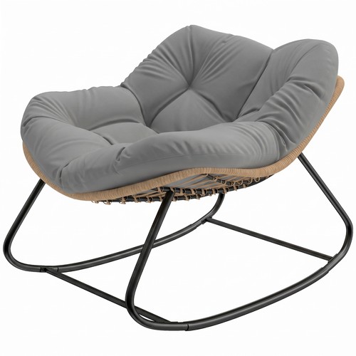 Outsunny poltrona papasan - outsunny,