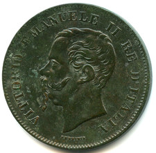 Italia 5 centesimi Vittorio