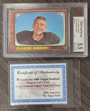 Claude Gibson 1966 Topps