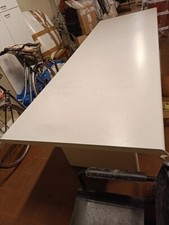 tavolo ufficio o per riunioni bianco cm.310x104