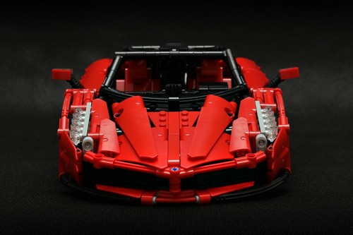 Lego ferrari enzo front poster - lego,