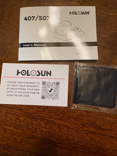 Holosun 407 507 ottica manuale - 407/507,