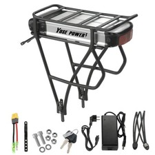 Yose Power Ebike Batteria 36V 13Ah (481Wh) Batteria Portapacchi per Ruota 26"-28"