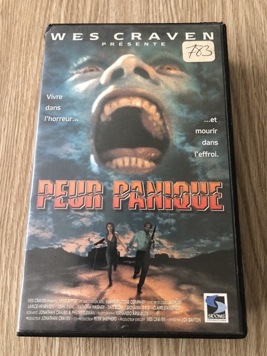 Cassette vidéo vhs film peur - cassette,