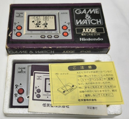 Nintendo game watch judge - watch, in