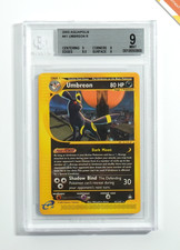 Pokemon BGS 9 Umbreon #41 Aquapolis 2003 English