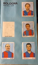 BOLOGNA CALCIO FIGURINE pagina da album FERRERO 1966/67 PERANI PASCUTTI