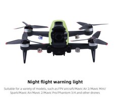 4 pezzi luce LED volo notturno universale per DJI FPV COMBO Mavic Mini 2 Air 2 2S