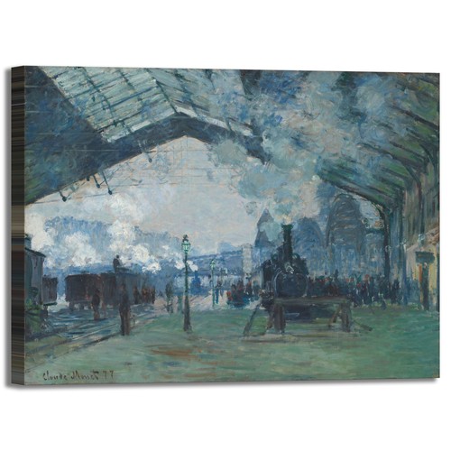 Monet arrivo del - , treno