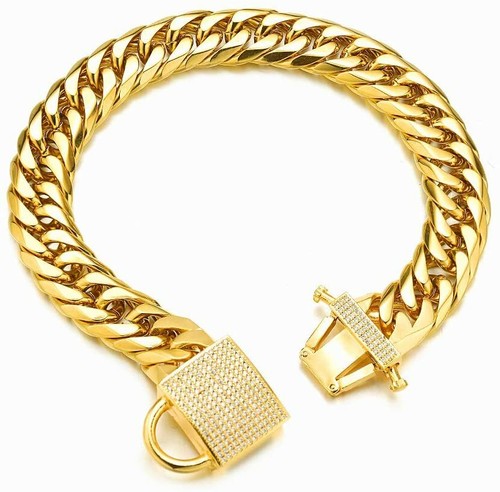 Collare per cani - , oro