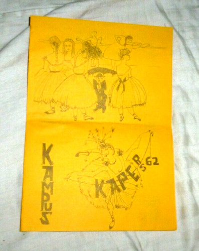 Opuscolo vintage kampus kapers - opuscolo,