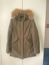 GIACCA IN PIUMA WOOLRICH  TG. 14 Anni Verde/marrone Militare 