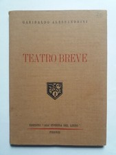 GARIBALDO ALESSANDRINI Teatro Breve 1940 Seravezza Querceta Pietrasanta Versilia