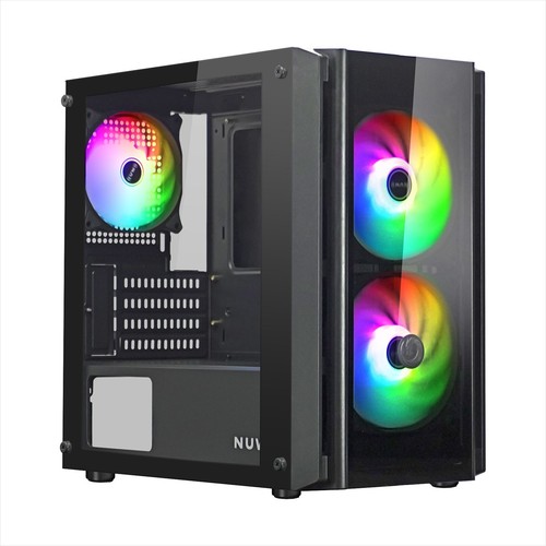 Nuwo case micro atx gaming - micro-atx, 3