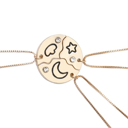 3pcs ciondolo collana