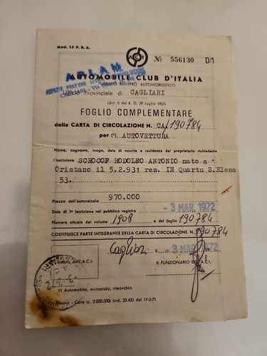 Vintage foglio - ,